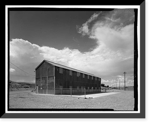 Historic Framed Print, Department of Energy, Grand Junction Office, Building No. 35, 2597 B3/4 Road, Grand Junction, Mesa County, CO,  17-7/8" x 21-7/8"