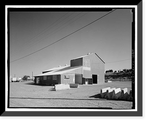 Historic Framed Print, Department of Energy, Grand Junction Office, Building No. 33, 2597 B3/4 Road, Grand Junction, Mesa County, CO - 7,  17-7/8" x 21-7/8"