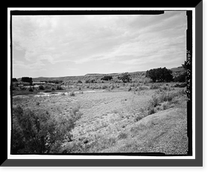 Historic Framed Print, Department of Energy, Grand Junction Office, Earthen Dike, 2597 B3/4 Road, Grand Junction, Mesa County, CO,  17-7/8" x 21-7/8"
