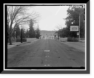 Historic Framed Print, First Street Bridge, Spanning Napa Creek at First Street, between Main Street & Soscol Avenue, Napa, Napa County, CA - 2,  17-7/8" x 21-7/8"