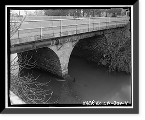 First Street Bridge, Spanning Napa Creek at First Street, between Main Street & Soscol Avenue, Napa, Napa County, CA - 4, Historic Reproduction