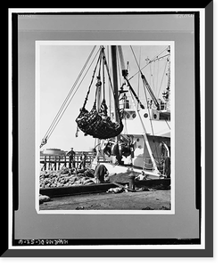 Historic Framed Print, U.S. Coast Guard Buoy Tenders, 180' Class, U.S. Coast Guard Headquarters, 2100 Second Street, Washington, District of Columbia, DC - 6,  17-7/8" x 21-7/8"