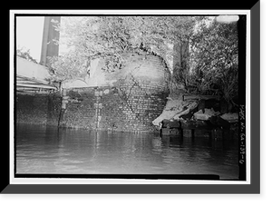 Savannah & Ogeechee Barge Canal, Between Ogeechee & Savannah Rivers, Savannah vicinity, Chatham County, GA - 6 Classic, Historic Print