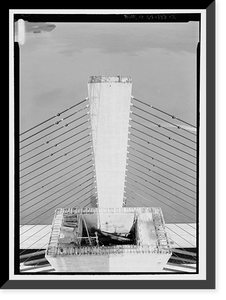 Sidney Lanier Bridge, Spanning Brunswick River, Brunswick, Glynn County, GA - 2, Vintage Wall Art