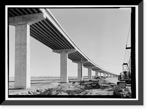 Sidney Lanier Bridge, Spanning Brunswick River, Brunswick, Glynn County, GA - 33, Antique Wall Art