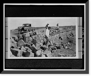 Historic Framed Print, Crater Rim Drive, Volcano, Hawaii County, HI - 15,  17-7/8" x 21-7/8"