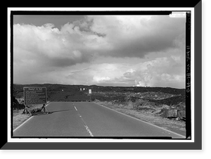 Historic Framed Print, Chain of Craters Road, Volcano, Hawaii County, HI - 5,  17-7/8" x 21-7/8"