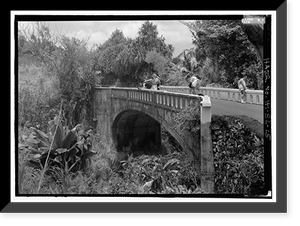 Historic Framed Print, Haleakala National Park Roads, Pukalani, Maui County, HI - 25,  17-7/8" x 21-7/8"