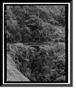 Historic Framed Print, Paihi Bridge, Spanning Paihi Gulch at Hana Highway (County Route 31), Kipahulu, Maui County, HI - 3,  17-7/8" x 21-7/8"