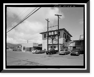 Historic Framed Print, Incinerator Number One, 121 'Ahui Street, Honolulu, Honolulu County, HI - 2,  17-7/8" x 21-7/8"