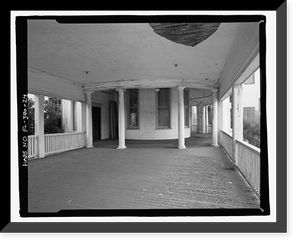 Historic Framed Print, Ormond Hotel, 15 East Granada, Ormond Beach, Volusia County, FL - 24,  17-7/8" x 21-7/8"