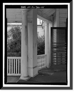 Historic Framed Print, Ormond Hotel, 15 East Granada, Ormond Beach, Volusia County, FL - 25,  17-7/8" x 21-7/8"