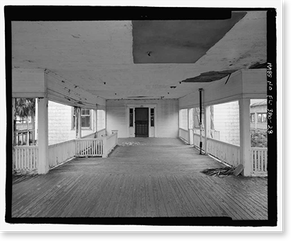 Historic Framed Print, Ormond Hotel, 15 East Granada, Ormond Beach, Volusia County, FL - 28,  17-7/8" x 21-7/8"