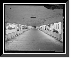 Historic Framed Print, Ormond Hotel, 15 East Granada, Ormond Beach, Volusia County, FL - 29,  17-7/8" x 21-7/8"