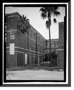 Historic Framed Print, George Washington Junior High School, 707 Columbus Drive, Tampa, Hillsborough County, FL - 7,  17-7/8" x 21-7/8"