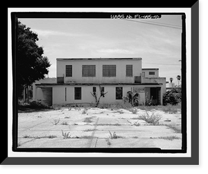 Historic Framed Print, George Washington Junior High School, 707 Columbus Drive, Tampa, Hillsborough County, FL - 40,  17-7/8" x 21-7/8"