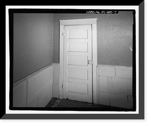 Historic Framed Print, 1713 East Fifteenth Avenue (House), Tampa, Hillsborough County, FL - 7,  17-7/8" x 21-7/8"