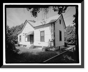 Historic Framed Print, 513 East Park Avenue (House), Tampa, Hillsborough County, FL - 2,  17-7/8" x 21-7/8"