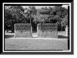 Historic Framed Print, Kingsley Plantation, 11676 Palmetto Avenue, Jacksonville, Duval County, FL - 26,  17-7/8" x 21-7/8"