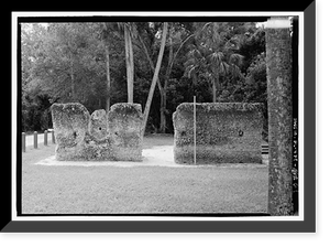 Historic Framed Print, Kingsley Plantation, 11676 Palmetto Avenue, Jacksonville, Duval County, FL - 61,  17-7/8" x 21-7/8"