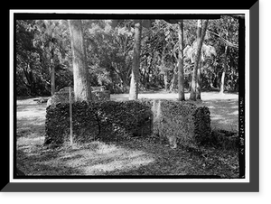 Historic Framed Print, Kingsley Plantation, 11676 Palmetto Avenue, Jacksonville, Duval County, FL - 88,  17-7/8" x 21-7/8"