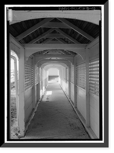 Historic Framed Print, Kingsley Plantation, House, 11676 Palmetto Avenue, Jacksonville, Duval County, FL - 23,  17-7/8" x 21-7/8"