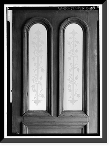 Historic Framed Print, Kingsley Plantation, House, 11676 Palmetto Avenue, Jacksonville, Duval County, FL - 25,  17-7/8" x 21-7/8"
