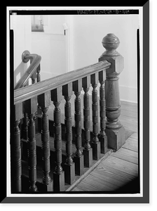 Historic Framed Print, Kingsley Plantation, House, 11676 Palmetto Avenue, Jacksonville, Duval County, FL - 38,  17-7/8" x 21-7/8"