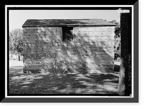 Historic Framed Print, Kingsley Plantation, Barn, 11676 Palmetto Avenue, Jacksonville, Duval County, FL - 11,  17-7/8" x 21-7/8"