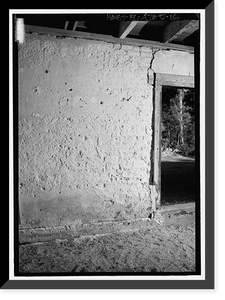 Historic Framed Print, Kingsley Plantation, Barn, 11676 Palmetto Avenue, Jacksonville, Duval County, FL - 16,  17-7/8" x 21-7/8"