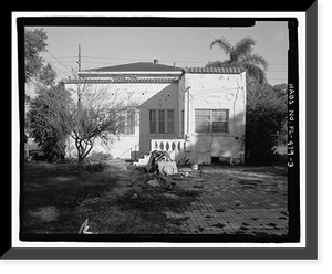 Historic Framed Print, Pauline Kilker House, 1410 North Lincoln Avenue-3300 West Laurel Street, Tampa, Hillsborough County, FL - 3,  17-7/8" x 21-7/8"
