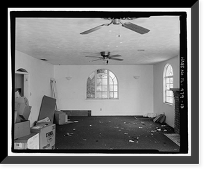 Historic Framed Print, Pauline Kilker House, 1410 North Lincoln Avenue-3300 West Laurel Street, Tampa, Hillsborough County, FL - 13,  17-7/8" x 21-7/8"