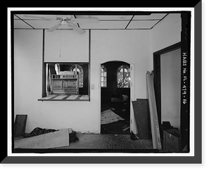 Historic Framed Print, Pauline Kilker House, 1410 North Lincoln Avenue-3300 West Laurel Street, Tampa, Hillsborough County, FL - 16,  17-7/8" x 21-7/8"