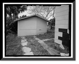Historic Framed Print, 2312 West Laurel Street (House), Tampa, Hillsborough County, FL - 11,  17-7/8" x 21-7/8"