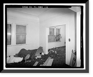 Historic Framed Print, 2312 West Laurel Street (House), Tampa, Hillsborough County, FL - 14,  17-7/8" x 21-7/8"