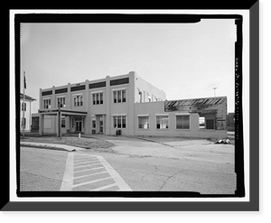 Historic Framed Print, U.S. Naval Air Station, Paint Shop, 222 East Avenue, Pensacola, Escambia County, FL - 3,  17-7/8" x 21-7/8"