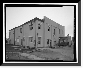 Historic Framed Print, U.S. Naval Air Station, Paint Shop, 222 East Avenue, Pensacola, Escambia County, FL - 5,  17-7/8" x 21-7/8"