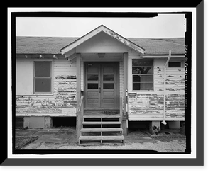 Historic Framed Print, U.S. Naval Air Station, YMCA Building, West Avenue, Pensacola, Escambia County, FL - 9,  17-7/8" x 21-7/8"