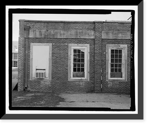 Historic Framed Print, U.S. Naval Air Station, Assembly & Repair Shop, East Avenue, Pensacola, Escambia County, FL - 15,  17-7/8" x 21-7/8"