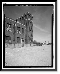 Historic Framed Print, U.S. Naval Air Station, Aircraft Hangar, Radford Boulevard, Pensacola, Escambia County, FL - 11,  17-7/8" x 21-7/8"