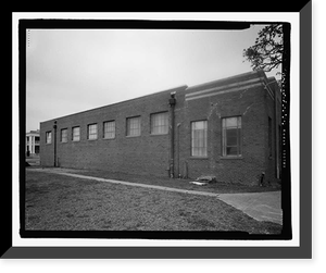 Historic Framed Print, U.S. Naval Air Station, Brig-Correctional Center, 528 South Avenue, Pensacola, Escambia County, FL - 5,  17-7/8" x 21-7/8"