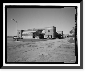 Historic Framed Print, U.S. Naval Air Station, Storage, Pensacola, Escambia County, FL,  17-7/8" x 21-7/8"