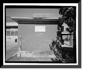 Historic Framed Print, U.S. Naval Air Station, Storage, Pensacola, Escambia County, FL - 9,  17-7/8" x 21-7/8"