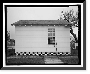 Historic Framed Print, U.S. Naval Air Station, Servant's Quarters Q-6C, Q-6 North Avenue, Pensacola, Escambia County, FL - 7,  17-7/8" x 21-7/8"