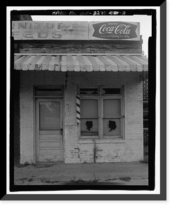Historic Framed Print, Kicklighter-Daniel-Morris Building, U.S. Highway 341, 75 feet northwest of Carter Aven, Odum, Wayne County, GA - 3,  17-7/8" x 21-7/8"