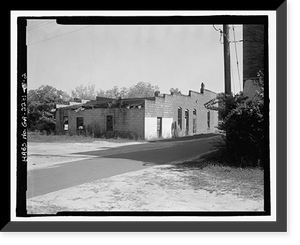 Historic Framed Print, Poppell's Hardware, Furniture, Feed & Seed Store, U.S. Highway 341 at Carter Avenue, Odum, Wayne County, GA - 2,  17-7/8" x 21-7/8"