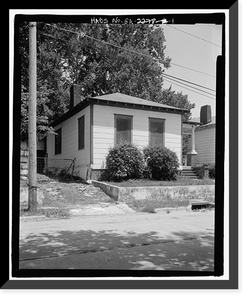 Historic Framed Print, Smith House, 120 Adair Street, Savannah, Chatham County, GA,  17-7/8" x 21-7/8"