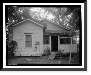 Historic Framed Print, Lee House, 19 Henrietta Street, Savannah, Chatham County, GA - 6,  17-7/8" x 21-7/8"