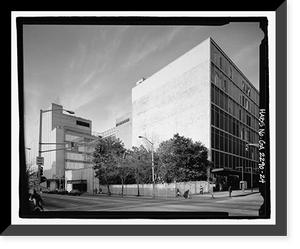 Historic Framed Print, Rich's Downtown Department Store, 45 Broad Street, Atlanta, Fulton County, GA - 24,  17-7/8" x 21-7/8"