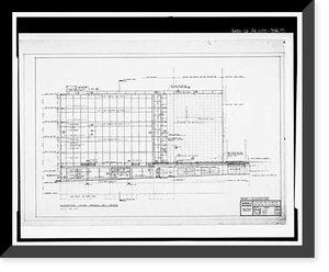 Historic Framed Print, Rich's Downtown Department Store, 45 Broad Street, Atlanta, Fulton County, GA - 89,  17-7/8" x 21-7/8"
